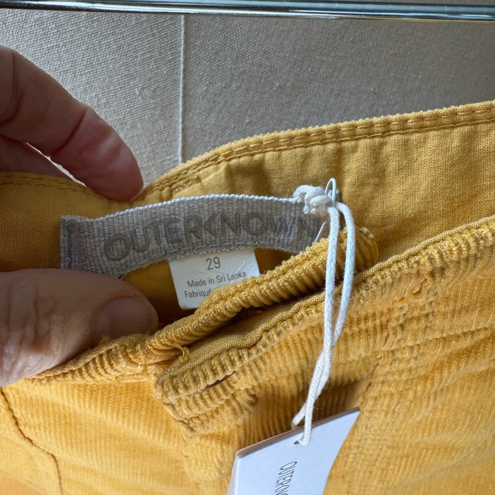NWOT Outerknown corduroy shorts - Picture 4 of 5